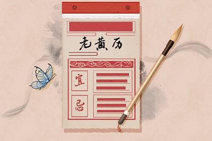 日柱纳音在黄历中的位置